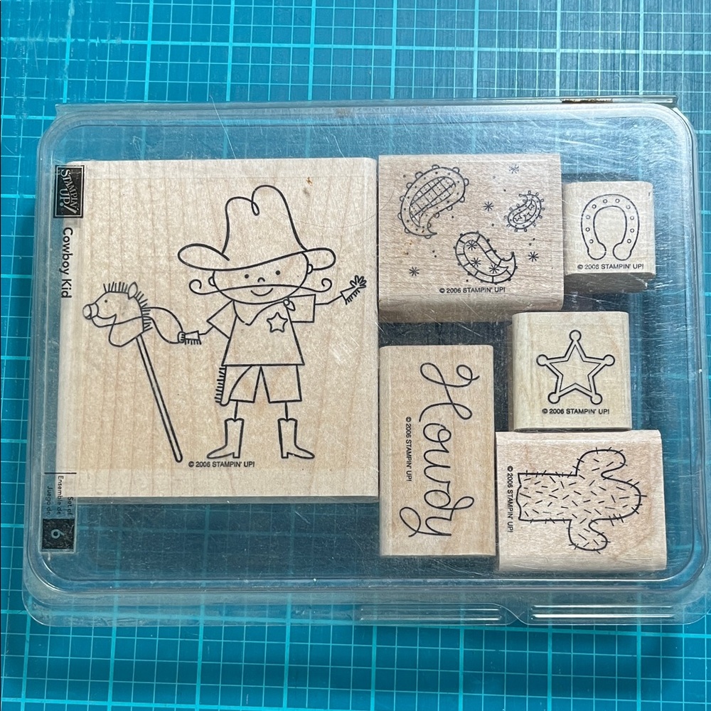 Stampin' Up! Cowboy Kid Western Stamp Set